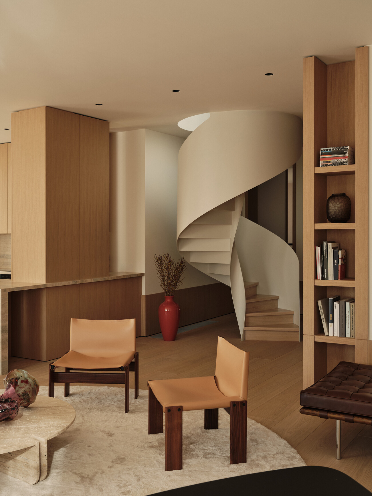 Кресла Molteni&C Monk Armchair, ковёр JOV Soft