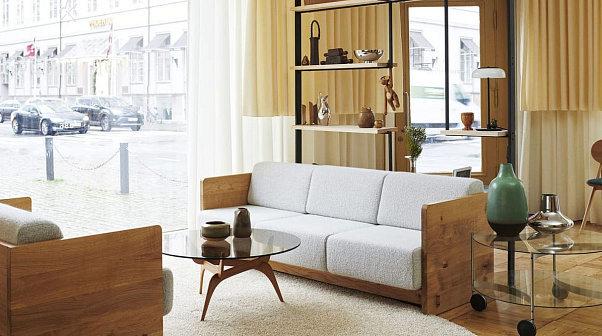 Единство элегантности, комфорта и близости к природе в шоуруме Brdr. Krüger и Nuura